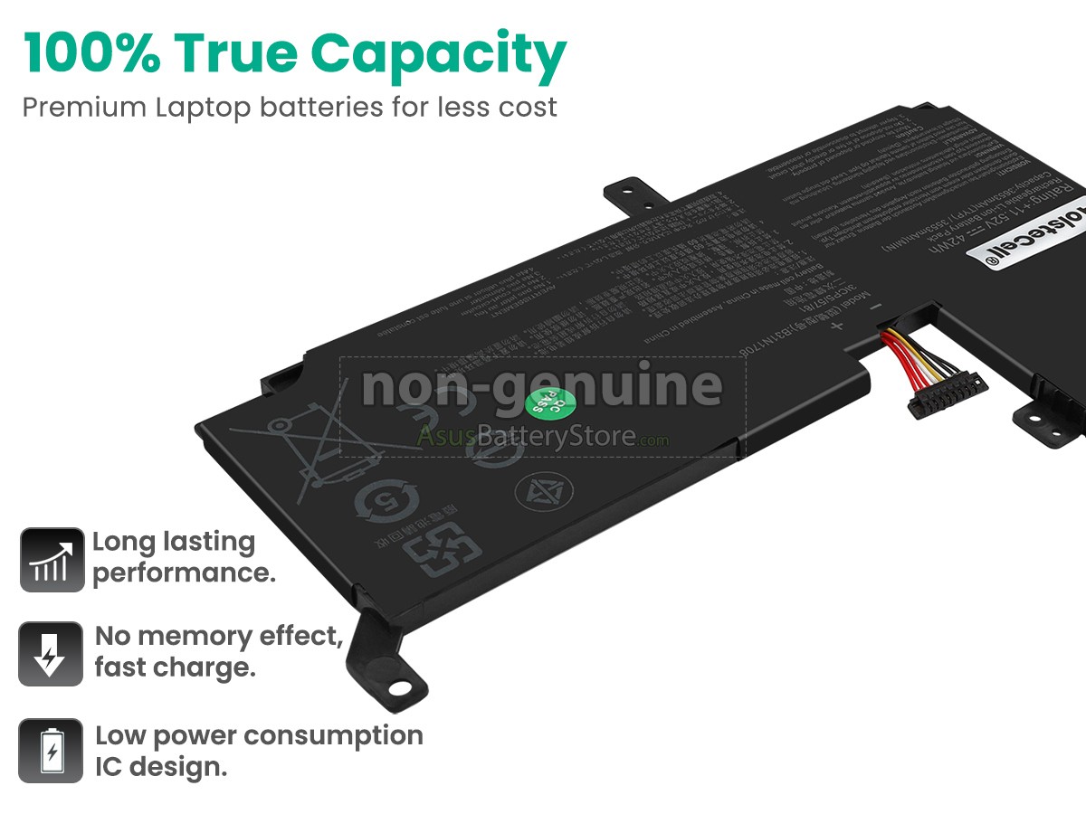 battery for Asus B31N1708