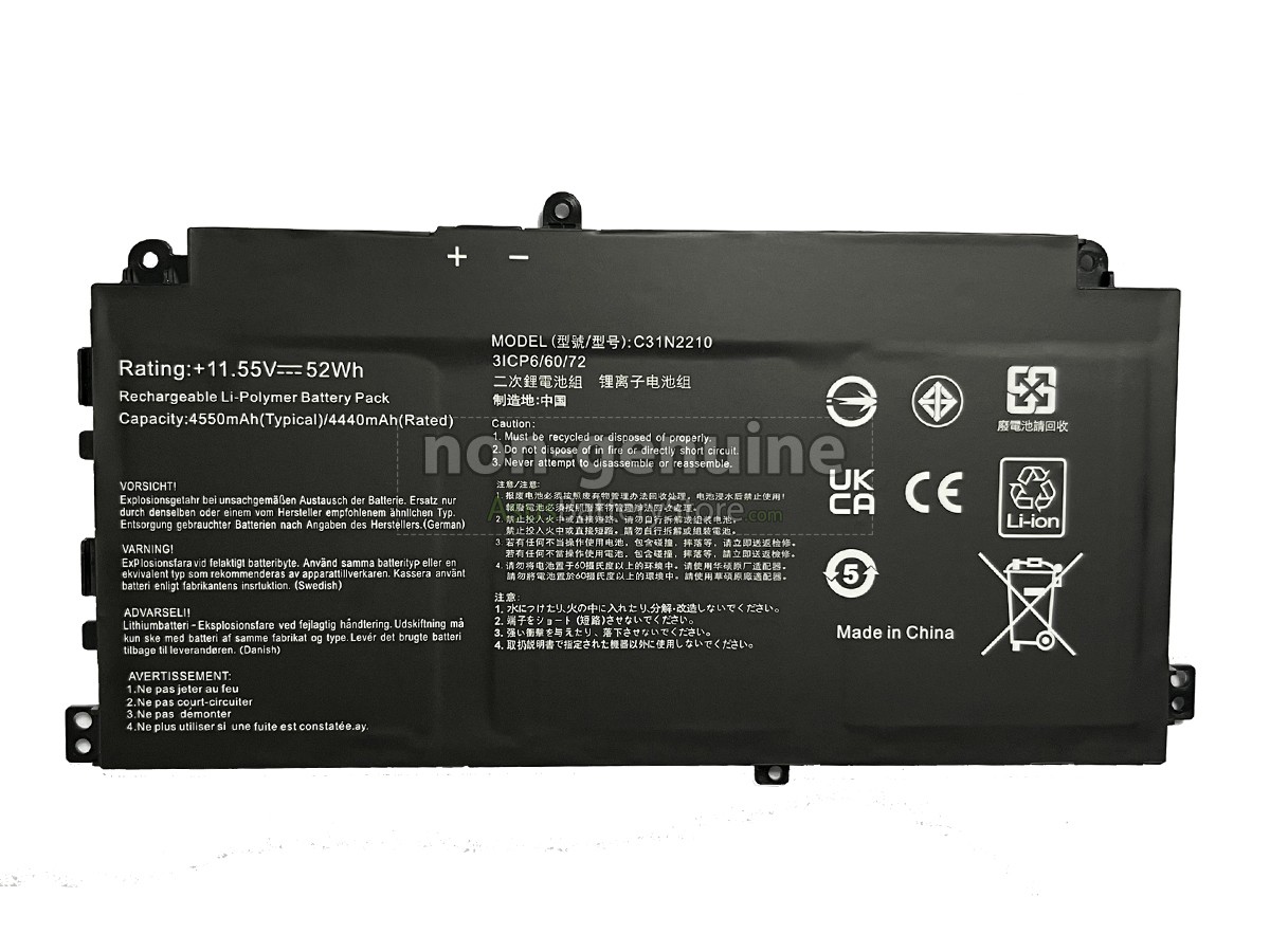 battery for Asus B2502CVA