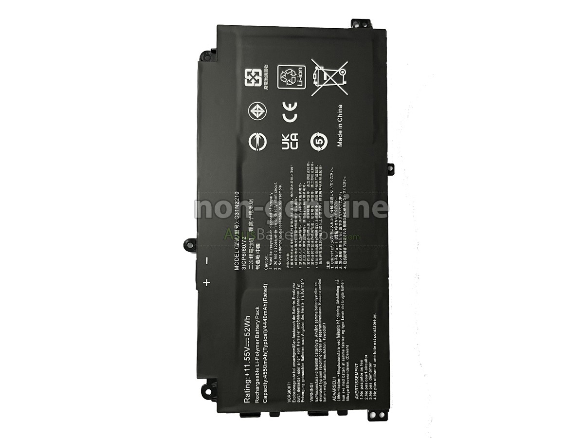 battery for Asus B2502CVA